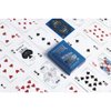 Bicycle Back To The Future Playing Cards 1 Pack, Premium, Foil, Metallic , Blue
