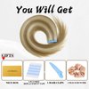 LADY MIRANDA 14 Inch Tape in Hair Extensions Human Hair 40g/20pcs Blonde Hair Extensions Soft Hair Extensions Real Human Hair Invisible Tape in Hair Extensions (9A/60, 14 Inch)