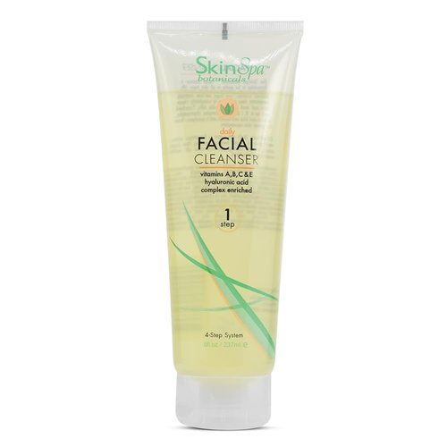 Skin Spa - Facial Cleanser for All Skin Types, 8 Oz, Daily Face Cleaner, Deep Pore Cleansing Facewash - Removes Makeup, Impurities and Dead Skin Cells Without Irritation