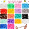 YGDZ Elastic Hair Bands, 1500pcs Rubber Bands for Hair, 80pcs Cotton Toddler Hair Ties, Colorful Small Ponytail Holders, Hair Accessories for Girl, Toddler