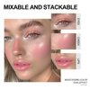 Miracle Balm Blush, Miracle Lip & Blush Balm, Mulit-Use Glow Cream Blush Balm with Vitamin E, Beauty Cream Blush Create Lightweight & Shimmer Finish