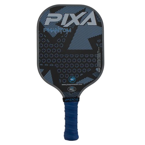 PIXA Phantom T-700 RAW Carbon FACE Pickleball Paddle; 20mm; Intermediate/Advanced; MAX Power, Control, and Spin; 5.12 INCH Handle; Great Gift!