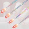 Nail Dotting Tool, 4 PCS Professional Nail Art Dotting Tool Ball End Nail Dotting Tool for Painting Nail Design Pattern Embossing，Art Dot Tools