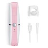 Electric Nail Clippers Fingernails Automatic Manicure Portable Charging Cut Polish Trim Nail Grinder Adults NL6312 Pink