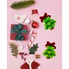 Litave Christmas Tree Shape with Pearls Fashion Hair Clips Set, Cute Hair Clips Accessories Headdress Styling Tools, Decorative Wedding Gifts for Women and Girls