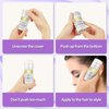 Acomler Wax Stick for Hair,Hair Wax Stick,Hair Wax Stick for Flyaways,Slick Stick for Hair Non-greasy Styling Hair Pomade Stick (Pack of 2 Silver)