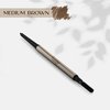 brow pencil by nadia isabel (medium brown) - pencil for brows, eyebrow pencil color, professioanl brow pencil, professional eyebrow pencil, brow styler definer, ultra-fine mechanical pencil