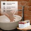 Natural Amor- Organic Handmade Soap Bar Set (4 Pack), Made with All Natural Ingredients, Essential Oils Scented Soap, Gentle Bars for Body & Face, Gift Set for Women & Men