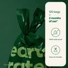 Earth Rated Dog Poop Bags with Handles, Easy Tie and Guaranteed Leakproof, Unscented, 120 Handle Bags