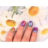 LIFOOST Nail Art Wraps Free Nail Light/Lamp Gel Nail Polish Stickers, Waterproof Long Lasting Nail Strips (Glitter Color Sequins)