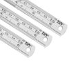 Ruler Metal Straight Edge Ruler Stainless Steel Ruler 6 Inch Ruler Set Rulers Bulk 12 Pack