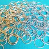 200 PCS Hair Braid Rings Hair Hoops Braid Hair Clip Accessories for Women and Girls Dreadlocks, 2 Color(Gold and Sliver)