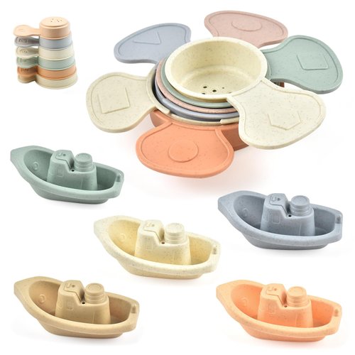 Cosaway Baby Bath Toys for Kids Ages 1-3 Toddler Water Toys for Bath Tub Baby Toys 6 to 12 Months for Toddlers Infant Gifts 1 2 3 Years Old