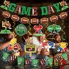 Game Day Banner Football Party Decorations Football Birthday Party Decorations Football Banner with Football Party Hanging Decorations Football Concessions Stand for Football Party Supplies
