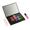 SZDYM Empty Makeup Magnetic Plastic Palette with 20Pcs Adhesive Metal Stickers for Eyeshadow Powder Lipstick foundation