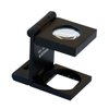 Binger BG801 10x Compact Metal Folding Magnifier Optical Glass Linen Tester