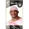 Titan Stocking Wave Cap 2PCS Hair Wrap Stocking Waves for Sleeping Satin Loc Wigs Durags Hat Caps Net Rag Turban Beanies, LIGHT PINK COLOR