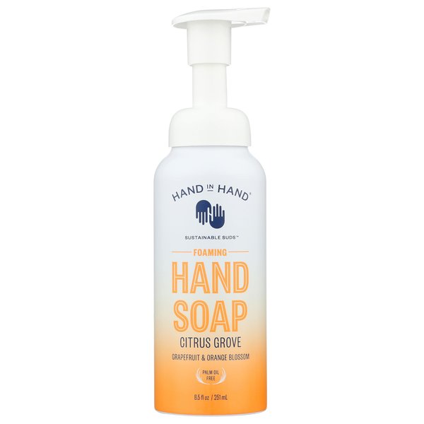 HAND IN HAND Citrus Grove Foaming hand Soap, 9 FZ