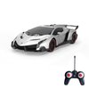 Vinie Remote Control Car for Boys, RC Cars Lamborghini, 1:24 Scale Officially Licensed Kids Toys, Lambo Veneno Drift Car with Cool Led Lights, 4 5 6 7 8 9 10 11 12 Year Old Boy Birthday Gift (Silver)
