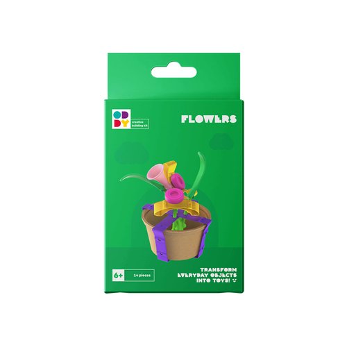 Oddy Flowers Minipack Creative Building Kit - Eco-Friendly STEM Toy Set for Kids 4+