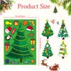 Christmas Stickers, Christmas Tree Stickers for Kids, 24 Sheets Christmas Crafts for Kids, Make Your Own Christmas Tree Stickers Christmas Gifts for Christmas Activities Games Party Favors Supplies