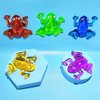 5Pack Super Stretch Sticky Frog Mochi Squishy,Goodie Bag Stuffers,Classroom Prizes,Birthday,Party Favors (Transparency Series)
