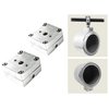 Pair MAC360C 360 Swivel Wakeboard Tower or Surface Mount Clamps 4 Rockville Pods