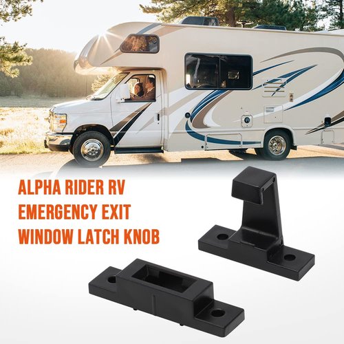Alpha Rider RV Window Latch Knob, RV Emergency Exit Window Latch Mount Kit Replacement,Camper Window Lock Holder