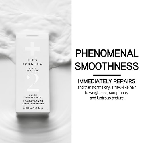 ILES FORMULA Haute Performance Hair Conditioner - Prevents Breakage + Split Ends & Transforms Damaged Hair - NO Residue, NO Bond Building, NO Peptides, For All Ages & Hair Types, 6.8 Fl Oz (200 ML)