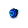 Arcity 6 Pcs/Lot 28mm Arcade LED Push Buttons Illuminated Player 1P 2P Coin Start Select Lit Mixed Color with Microswitch for Arcade Machine Games Console Parts 5V