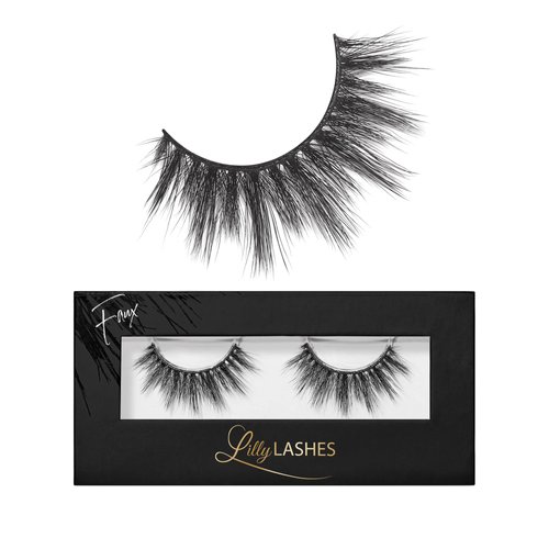 Lilly Lashes 3D Miami in Faux Mink | False Eyelashes | Dramatic Look and Feel | Reusable | Non-Magnetic | 100% Handmade, Vegan | Silk Like Luxury Fibers