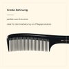 Hercules Sagemann Seamless Handle Detangling Hair Comb, 22.7 cm Length