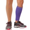 Zensah Calf/Shin Compression Sleeve - Made in the USA Single Leg Compression Sleeve for Shin Splint Relief, Recovery, Running (Purple, X-Small/Small)
