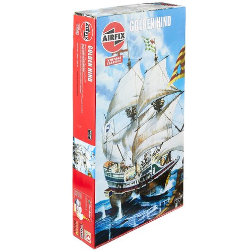 Airfix Vintage Classics Golden Hind 1:72 Naval Galleon Ship Plastic Model Kit A09258V