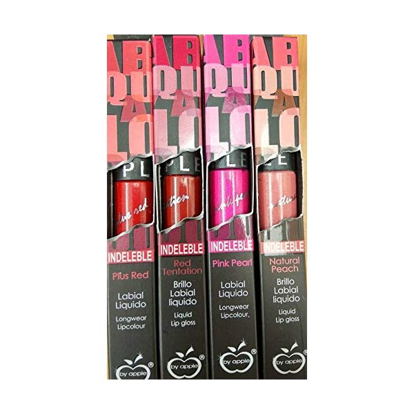 Apple Indeleble Liquid Lip Gloss (Red Tentation)