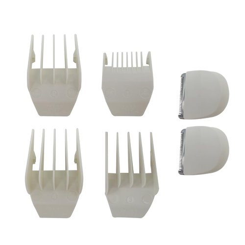 New Hair Trimmer Blades & Comb Guides (White) Fit for Peanut 8685, 8655, 8663, 8685-1701,8685-1701,Standard Snap-On Clipper Trimmer Blades by Vicue