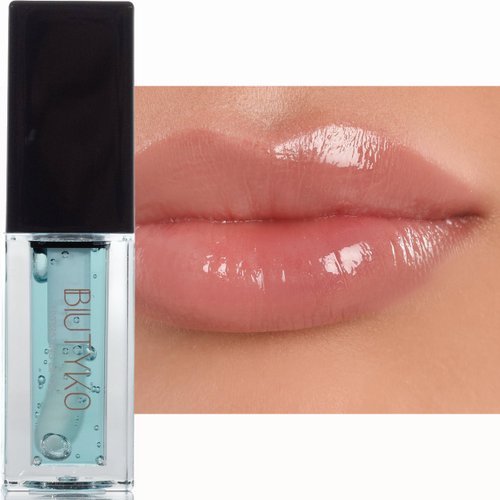 BiutyKo Hydrating Lip Oil Glow - Dry, Chapped Lips - Non-Sticky Fruit Flavor | Aloe