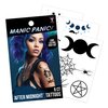 Savvi - 36 Manic Panic: After Midnight Temporary Tattoos: Skin-Safe Ink, Great for Parties and Everyday Wear, Gifts for Teens and Adults, Made in the USA [6 sheets, 36 count]