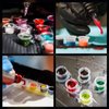 Autdor Ink Caps Cups Small - 1000pcs Tattoo Pigment Cups Caps Disposable Tattoo Ink Cups for Microblading Permanent Makeup Pigment Clear Holder Container Caps