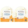 Aveeno Repairing CICA Foot Mask & Hand Mask with Prebiotic Oat and Shea Butter, for Extra Dry Skin, 1 ea