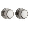 Kwikset Hancock Interior Passage Door Knob, Handle For Closet and Hallway Doors, Non-Locking Doorknob in Satin Nickel, with Microban Protection