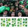 NALoRa 10 Sheets St. Patrick's Day Temporary Tattoos 78 Pcs Shamrock Tattoos Stickers Saint Patrick’s Day Stickers for Face Body Arms Decoration Green Clover Party Supplies for Kids Adults