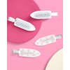 xo, Fetti Bride Beauty Clips - 4 pc | Bachelorette Party, Blue White Bridal Hair Clip, Wedding Get Ready With Me, Bridal Shower Favor, Wedding Accessory