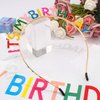 Chanaco Birthday Sash Birthday Headband Set Birthday Crown Tiara Birthday Girl Sash Birthday Crowns for Women Happy Birthday Decorations Birthday Gifts for Women
