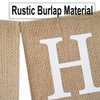 Happy Birthday Bannner Pre Strung Burlap Happy Birthday Sign for Birthday Party Decorations