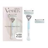 Gillette Venus Intimate Grooming Razors for Women, 1 Venus Razor Bikini Trimmer, 2 Razor Blade Refills, Pink, (Package May Vary)