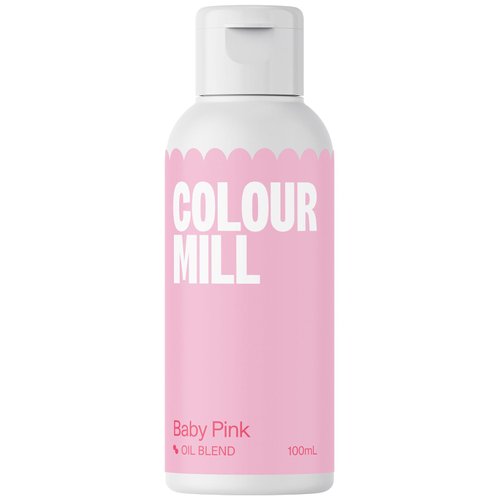 Colour Mill Oil-Based Food Coloring, 100 Milliliters Baby Pink