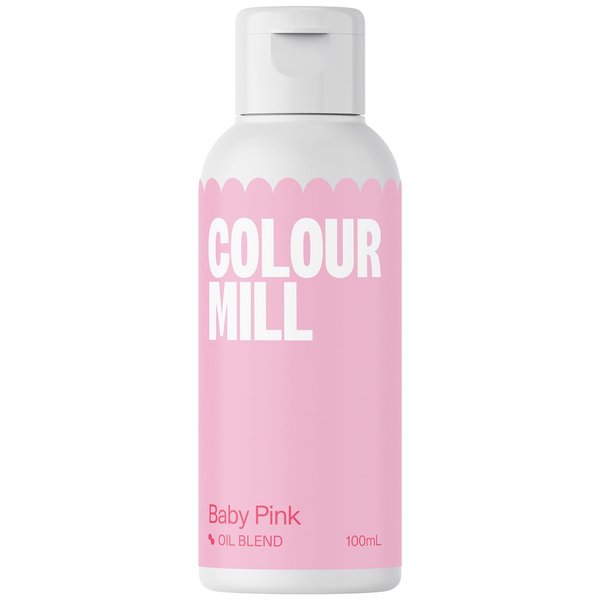 Colour Mill Oil-Based Food Coloring, 100 Milliliters Baby Pink
