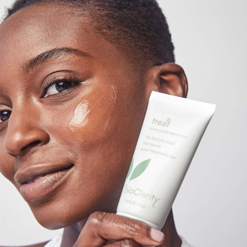 bioClarity Acne Treatment Gel | 2% Salicylic Acid + Moisturizing Oat Kernel | 100% Vegan, Clean Ingredients | 1.75 fl. oz.