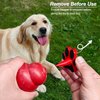 HOMDSG Dog Toy Holder Stopper Compatible with Classic Sizes X-S to XX-L, Only Plastic Paw Plug Included, Red, 4 Pack